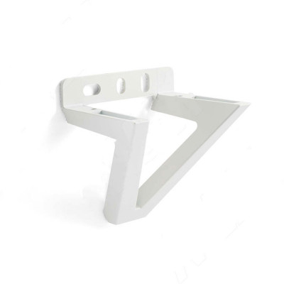 Менсолодержатель для деревянных полок, белый матовый_1