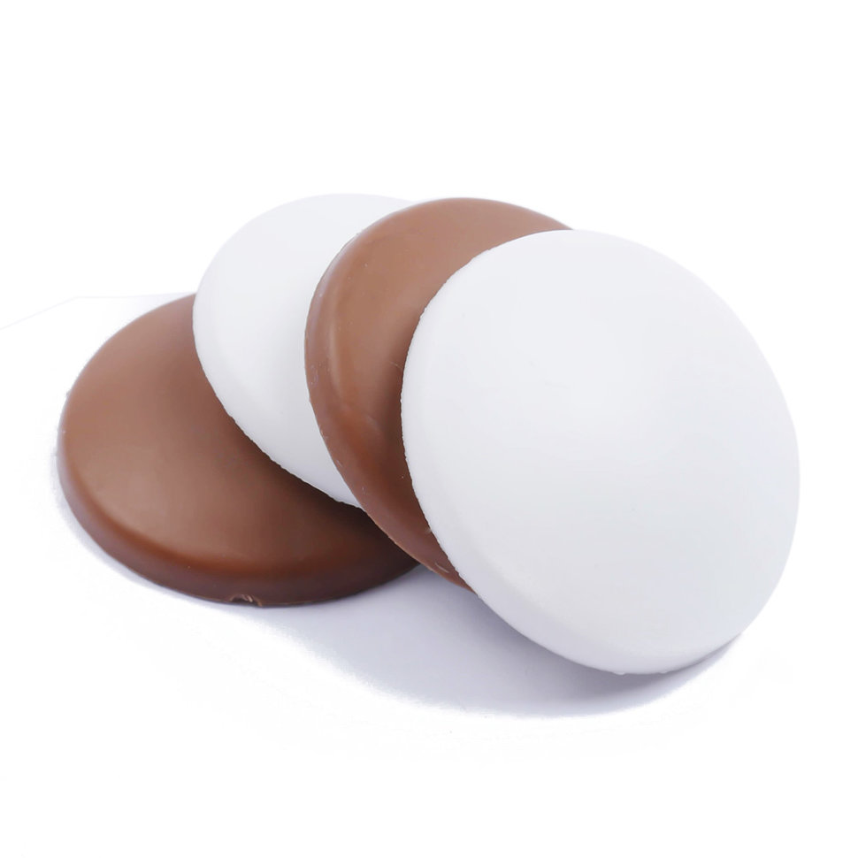 Silikonovyj Ogranichitel Dveri Na Samokleyushejsya Osnove Belyj