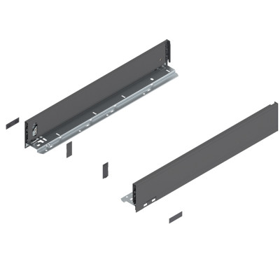  LEGRABOX царга+заглушки высота M (90,5 мм), НД=500 мм, лев+прав, серый орион, 770M5002S_1