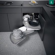 КОМПЛЕКТ левый Леманс, 500, H 600-750, Арена КЛАССИК, ХРОМ