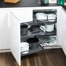 КОМПЛЕКТ левый Волшебный угол, 450-600, H 525, Арена СТИЛЬ, АНТРАЦИТ