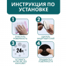 Самоклеящийся металлический шлифованная сталь для ванной и кухни_5
