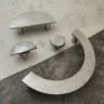 Ручка-скоба "Semicircle" из  латуни, глянцевый хром_3