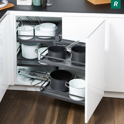 КОМПЛЕКТ правый Волшебный угол, 450-600, H 525, Арена СТИЛЬ, АНТРАЦИТ_1