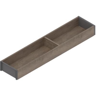 Рама AMBIA-LINE для LEGRABOX станд. ящик, внутр.раздел.из дерева, дуб "Небраска"/орион сер., шир. 100мм, ZC7S500RH1_1