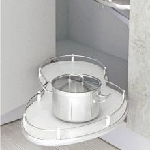 Волшебный угол "Лепесток" в базу 400 мм, Starax, (800х400х600 мм), правый