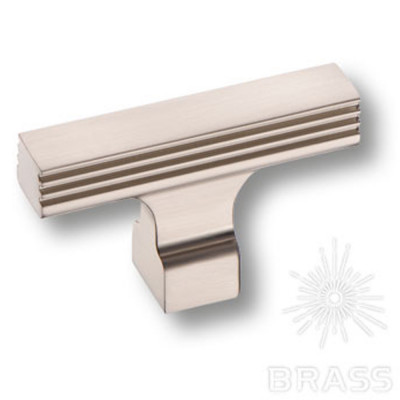 Ручка кнопка модерн, никель_1