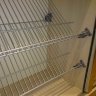 Металлическая сетка для обуви в шкаф, серый металлик, 1000мм х 500мм_5