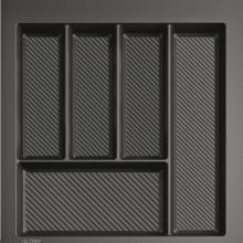 Пластиковый лоток для столовых приборов в базу 500