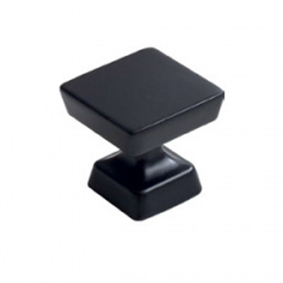 Ручка-кнопка, отделка черный матовый_1