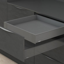 Внутренний Ящик LEGRABOX pure (высота M 90,5, глубина 500 мм), серый орион, LPMP50