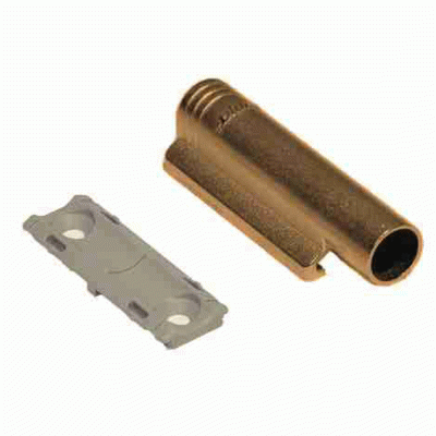 Держатель прямой бронза состаренная под саморез, 970.5201_1