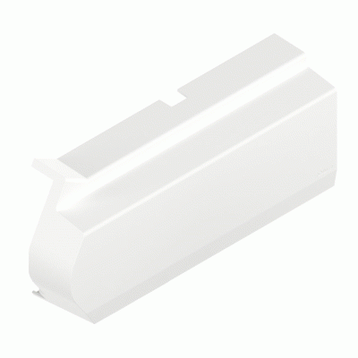 Заглушка большая основная для AVENTOS HF SERVO-DRIVE левая, 21F8021, белая_1