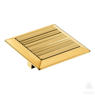 Ручка кнопка модерн, глянцевое золото 16 мм_1