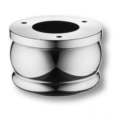 Опора мебельная регулируемая, цвет - глянцевый хром, H-50 мм_1