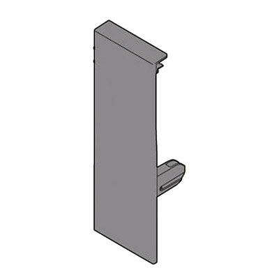 Крепление передней панели для внутреннего ящика Tandembox antaro, высота "С", 191 ММ, сер., прав., ZIF.74C0_1
