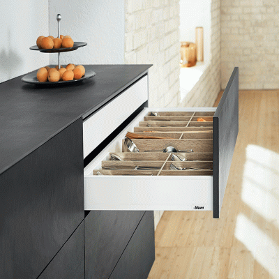 Ящик LEGRABOX pure (высота M 90,5, глубина 450 мм), белый шёлк, LPM45_1