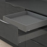 Внутренний Ящик LEGRABOX pure (высота M 90,5, глубина 450 мм), серый орион, LPMP45_2