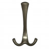 Крючок настенный трехрожковый для одежды, никель_2