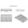 Cушка для посуды в нижнюю базу шириной 800, на направл. Blum Tandem (760-780х520х185) антрацит_4