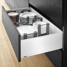 Ящик LEGRABOX pure (высота С 177 мм, глубина 450 мм), белый шёлк, LPС45