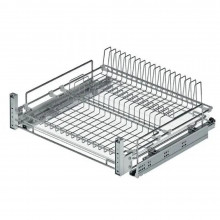 Сушка для посуды в нижнюю базу шириной 600, на направл. Blum Tandem (560-580х520х185) хром
