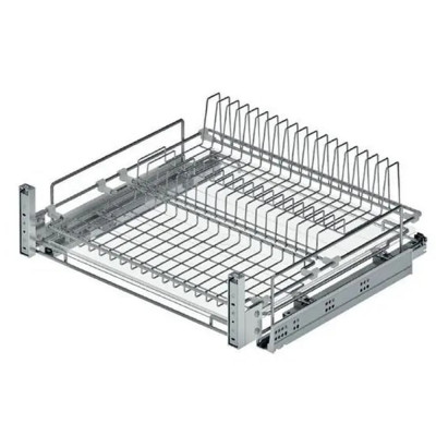 Сушка для посуды в нижнюю базу шириной 600, на направл. Blum Tandem (560-580х520х185) хром_1