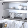 Сушка Ellite 1-уровневая в базу 1200/16, с рамкой, поддон (сталь), отделка орион серый_6