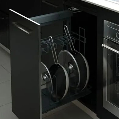 Система для хранения сковородок  шир. 450, на направл Tandem Blum (310х475х640) левая, антрацит_1