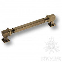 Ручка рейлинг модерн, состаренная латунь, Италия