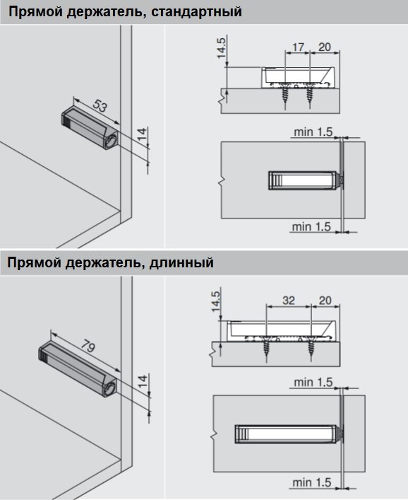 Толкатель двери багажника