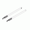 Продольный релинг для Tandembox antaro, 400 ММ,верхний, бел.шёлк, П+Л, ZRG.337RSIC