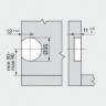 Радиокнопка SERVO-DRIVE, симметричная, 23P5020, серый орион_3